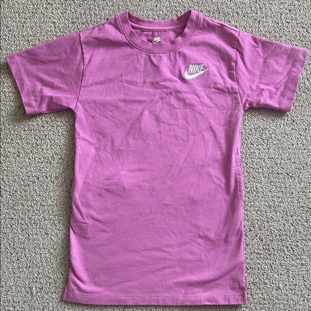 Nike Kids Purple Crewneck Short-Sleeve Tee